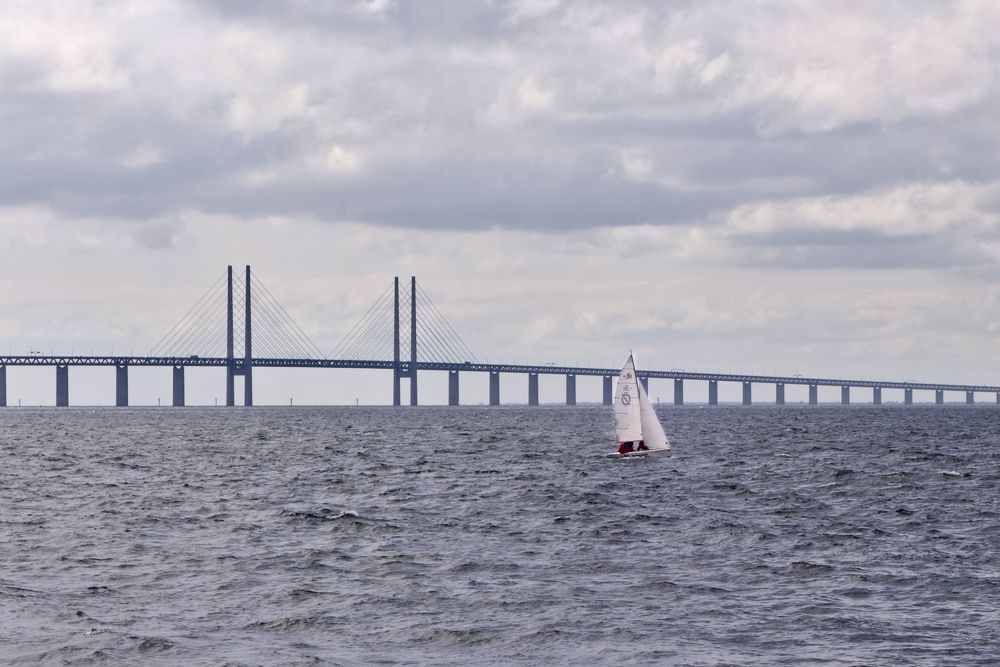 Bridge between Malmo and Copenhagen