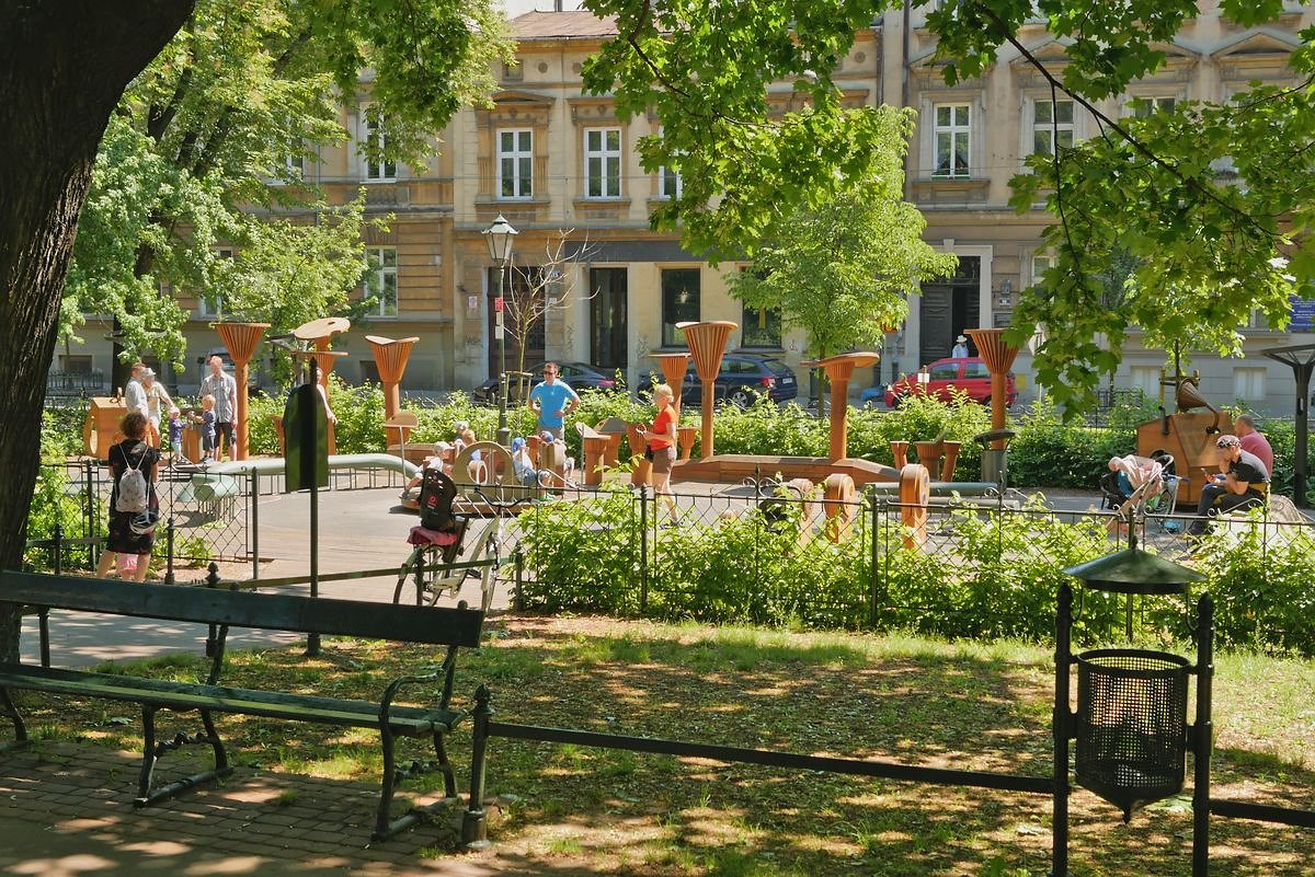 Kids' Playground In Public Park