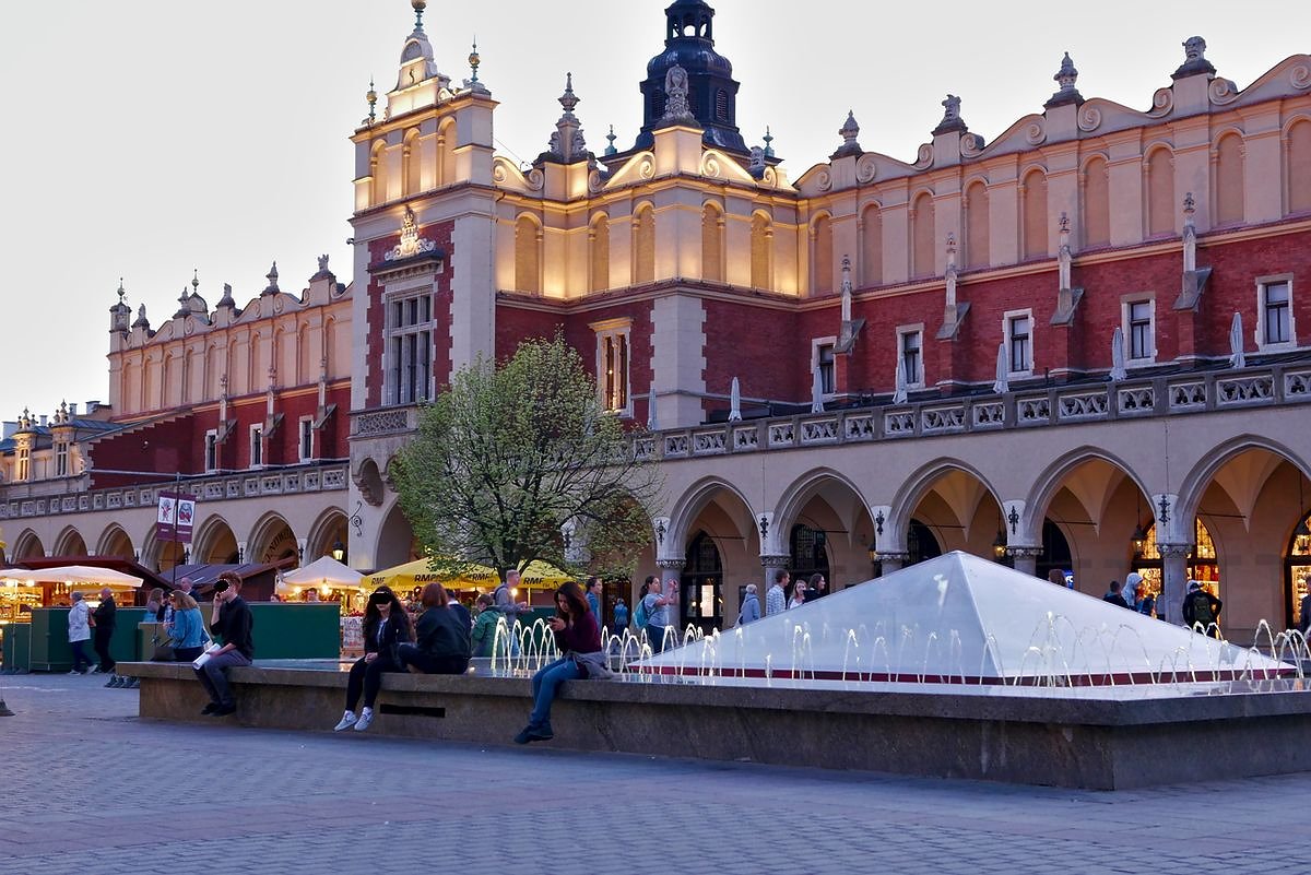 Market Square in evening